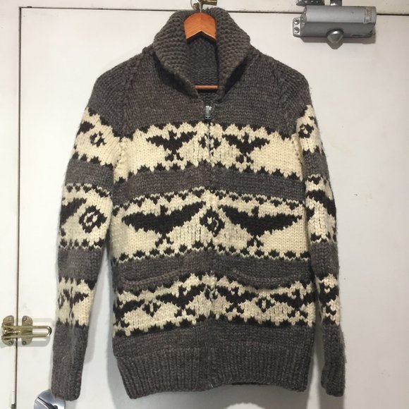 TUAK HAND KNITTED CARDIGAN SWEATERS SIZE M - Picture 2 of 8